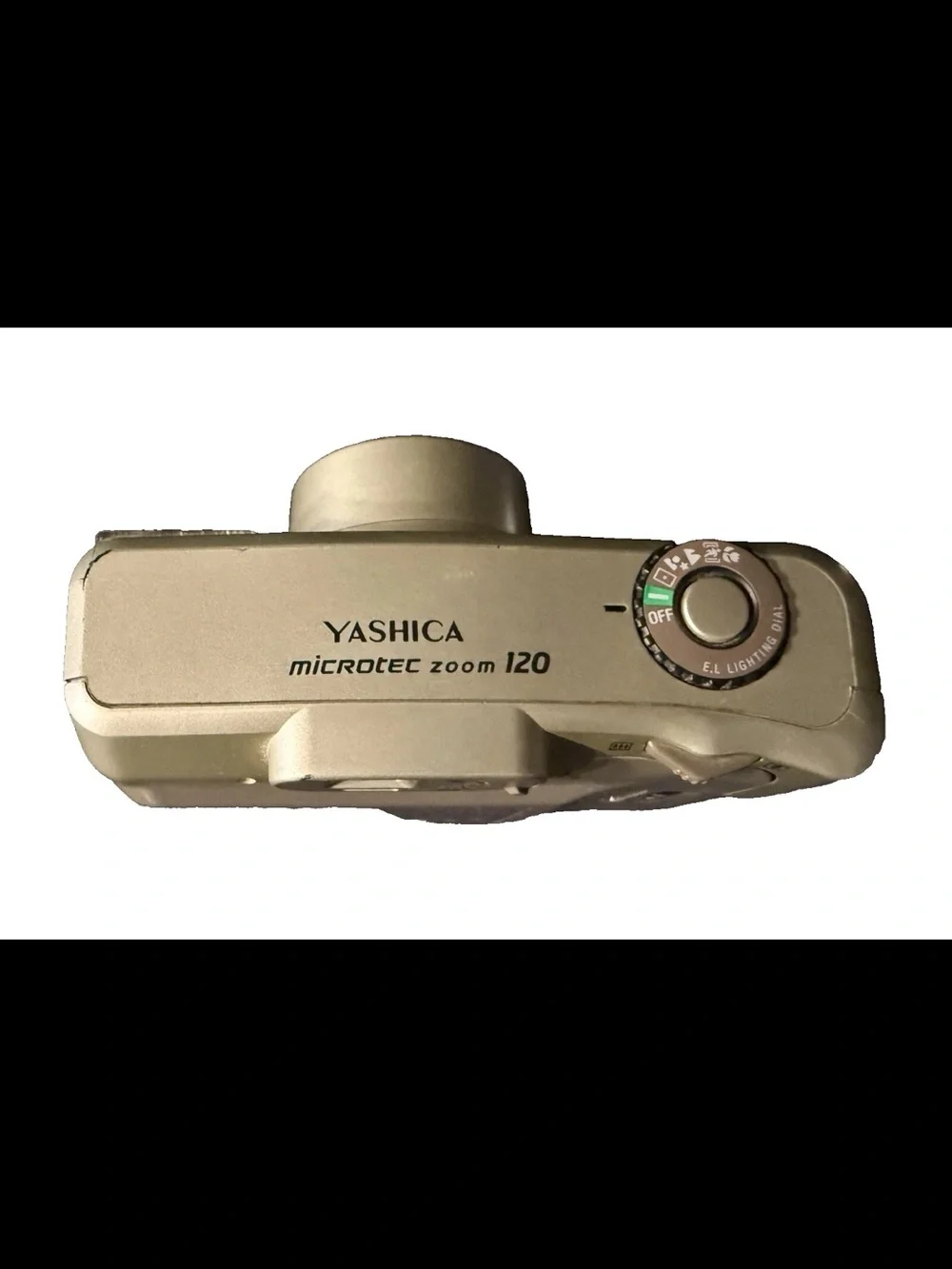 Yashica Vintage Microtec Zoom 120 Point & Shoot Analogue Camera Gold